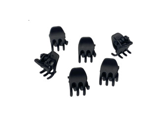 Hair clips Black 6pcs.