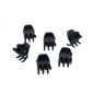 Hair clips Black 6pcs.