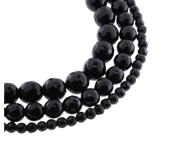 Stone Beads Black| 3 sizes