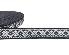 Tautinė juostelė 15mm Pilka balta Tautinė juostelė 15mm Pilka balta