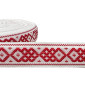Tautinė juostelė 20mm Raudona balta