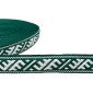 Tautinė juostelė 13mm Žalia balta