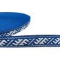 Tautinė juostelė 13mm Mėlyna balta
