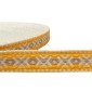 Tautinė juostelė 15mm Geltona smėlio