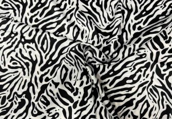 Armani silk Black and white patterns