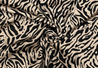 Armani silk Black beige patterns