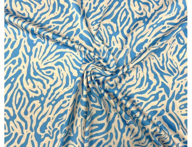 Armani silk White blue patterns