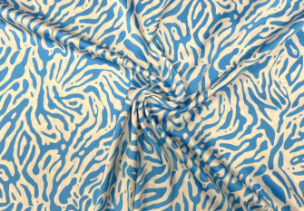 Armani silk White blue patterns