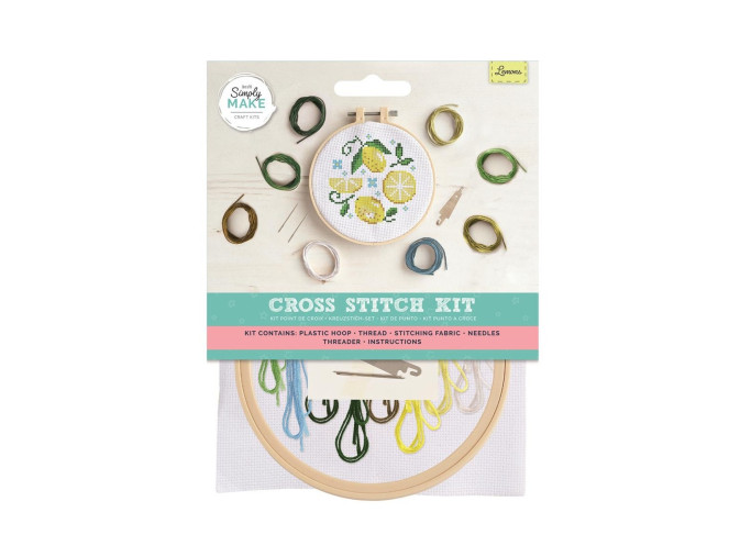 Embroidery kit Lemons
