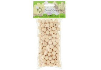 Mediniai karoliukai 12mm 50g
