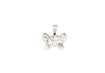 Stainless Steel Butterfly Pendant