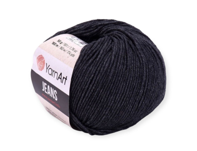 YarnArt Jeans 28 Tamsiai pilkas melanžas