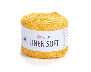 YarnArt Linen Soft 7306 Geltona YarnArt Linen Soft 7306 Geltona