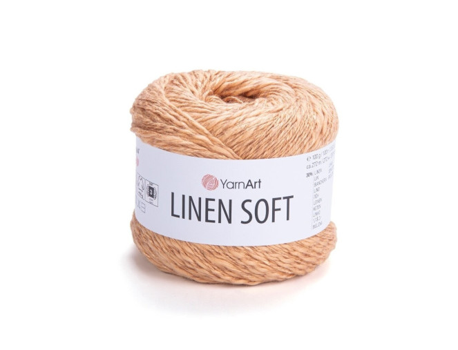 YarnArt Linen Soft 7305 Persikinė