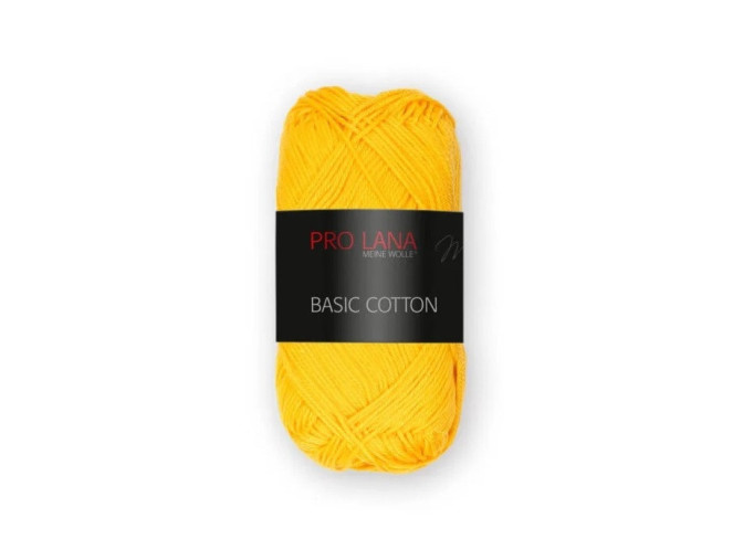 Basic cotton Pro lana | Geltona 122