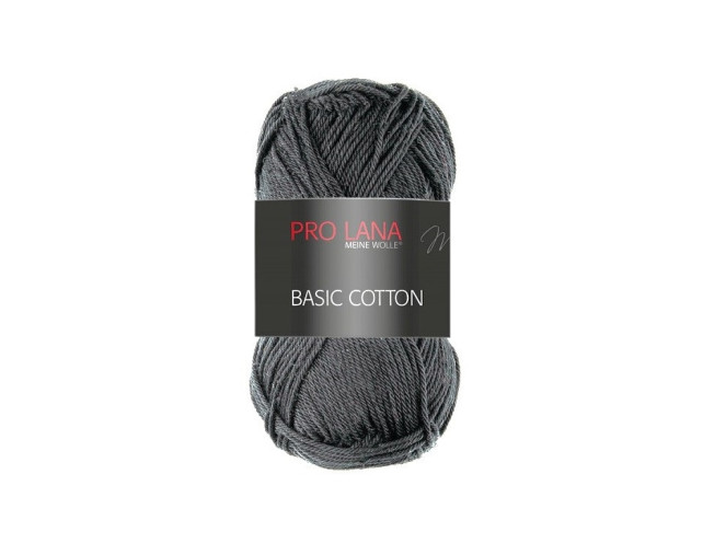 Basic cotton Pro lana | Tamsi pilka 98