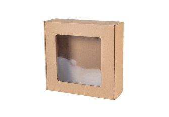 Gift box with window 300x300x100mm Gift box with window 300x300x100mm