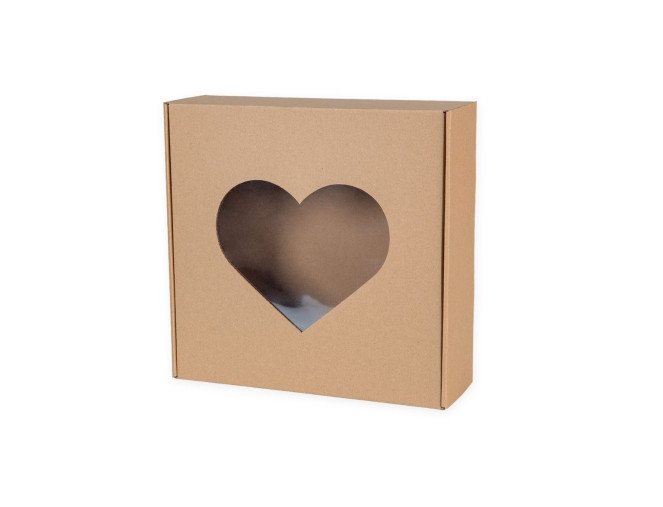 Gift box with window 300x300x100mm