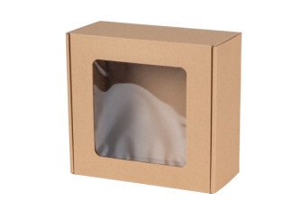 Gift box with window 200x200x100mm