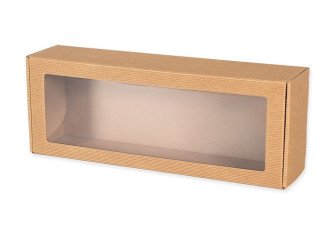 Gift box with window 400x150x100mm