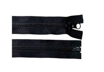 Plastic zipper 95cm Black
