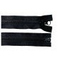 Plastic zipper 95cm Black