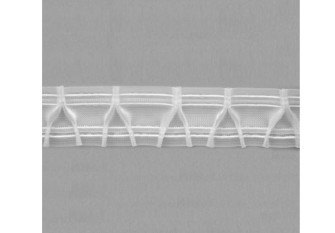 Užuolaidų juostelė 75mm Skaidri