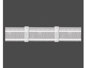 Užuolaidų juostelė 75mm | Skaidri