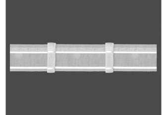 Užuolaidų juostelė 75mm | Skaidri