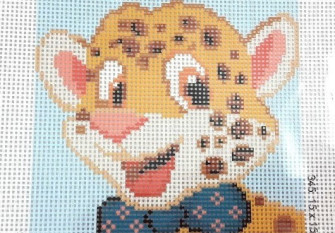 Embroidery painting Tigger