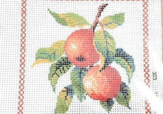 Embroidery painting Pears
