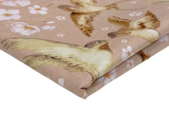 Cotton - canvas Swallows