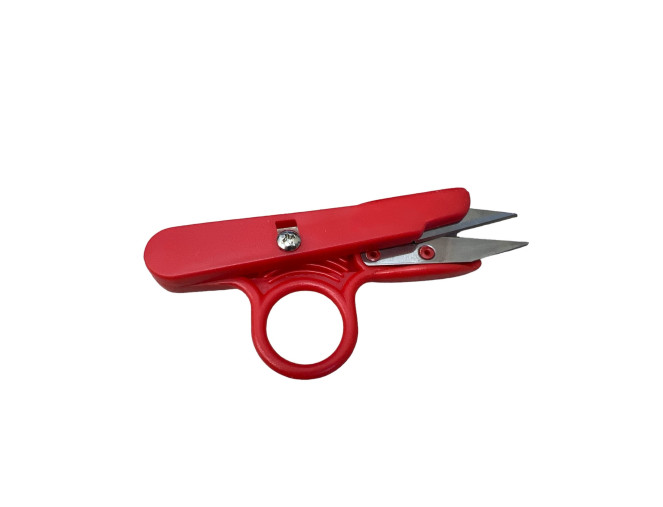 Žirklutės siūlams nukirpti su rankenėle Raudona