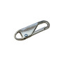 Metal carabiner 37mm Nickel pigiau