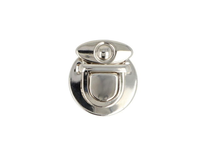 Metal clasp 30mm Nickel
