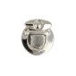 Metal clasp 30mm Nickel