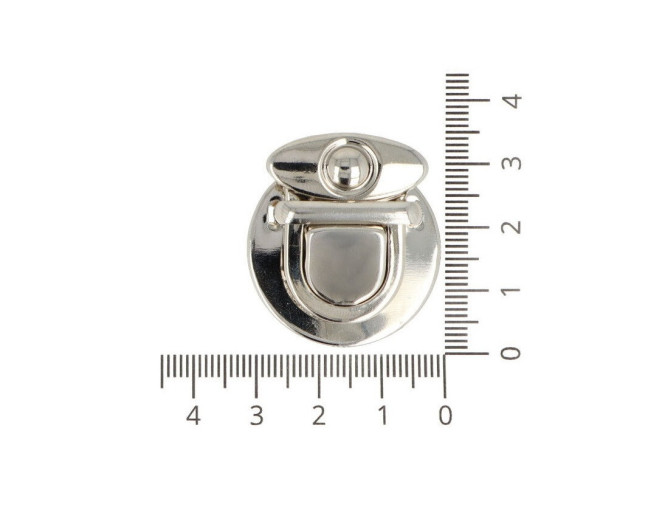 Metal clasp 30mm Nickel internetu