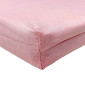 Knitted sheet with elastic 90x200cm Pink