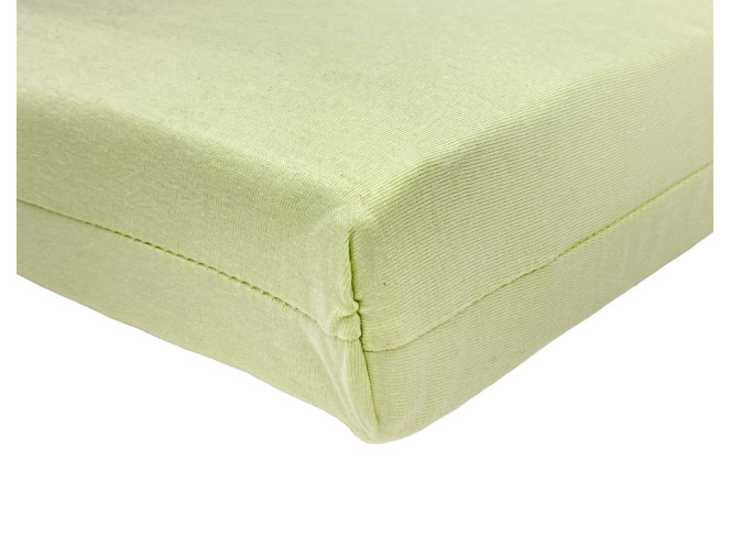 Knitted sheet with elastic 200x220cm Light salad