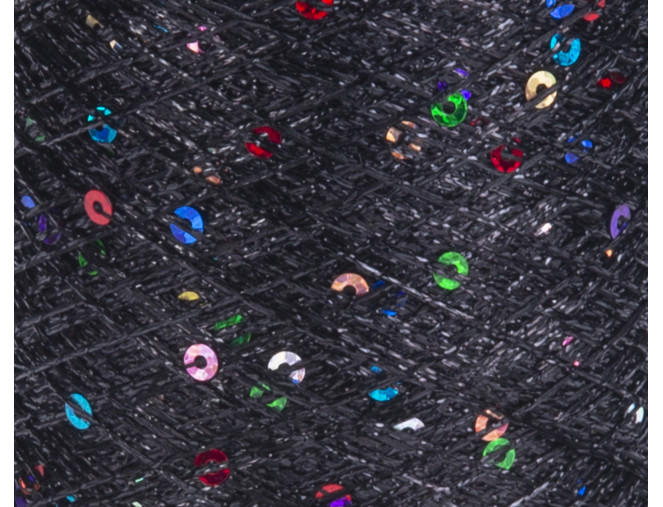Paillettes 8010 Juoda pigiau