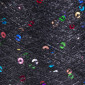 Paillettes 8010 Juoda pigiau