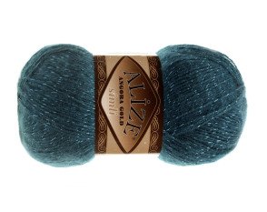 Alize angora gold simli 17 Tamsi elektrinė