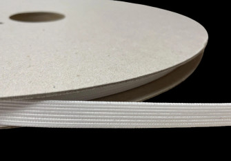 Stiffening tape - whale whiskers White 12mm