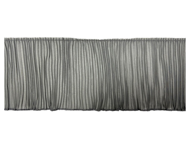 Plisuota juostelė 140mm Pilka