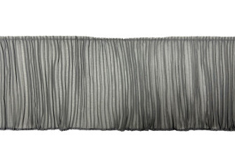 Pleated tape 140mm Grey
