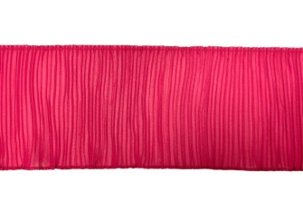 Pleated ribbon 140mm Cyclamen
