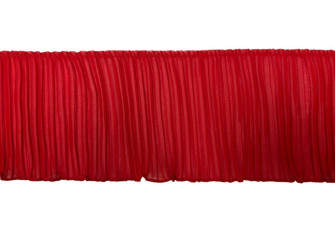 Pleated tape 140mm Red