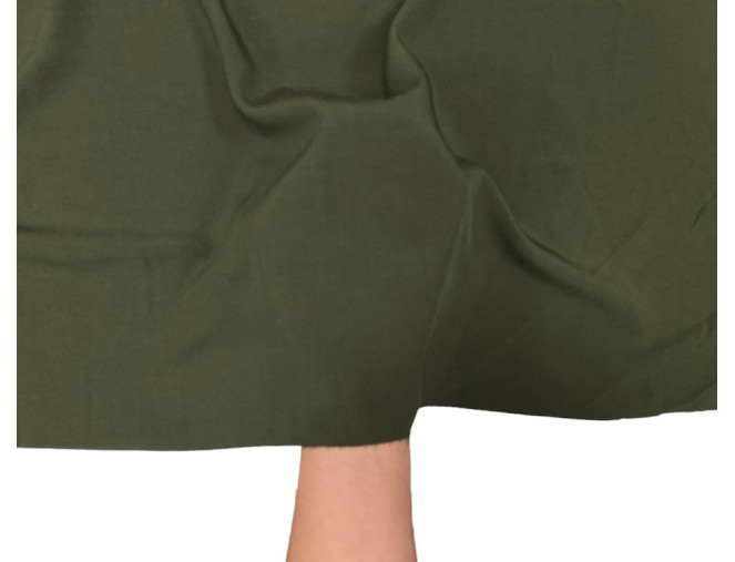Viscose fabric Khaki pigiau