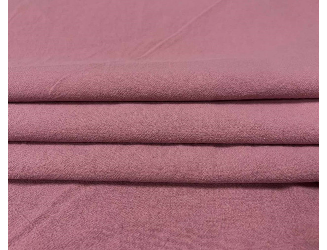 Washed cotton fabric Ash pink pigiau