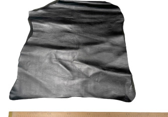 Genuine leather for handicrafts Dark silver